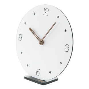 Mandelda现代简约座钟北欧客厅创意卧室挂钟家用静音台式钟表摆钟