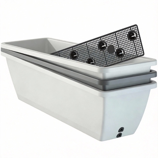 种菜专用盆加长加厚塑料种植箱家庭蔬菜栽培箱长条花盆种草莓花槽