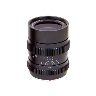 slrmagic 25mmT0.95大光圈定焦手动相机微单m43卡口人像电影镜头
