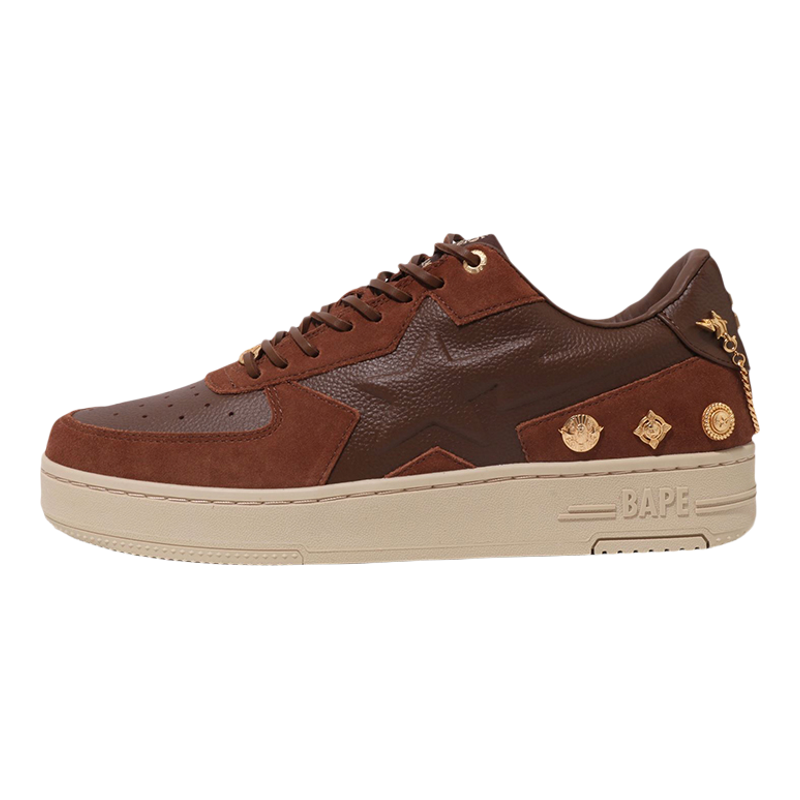 BAPESTA金属徽章休闲鞋