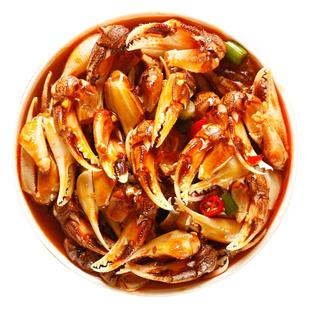 正宗青岛麻辣蟹钳即食罐装醉蟹钳麻辣捞汁小海鲜生腌螃蟹脚罐头