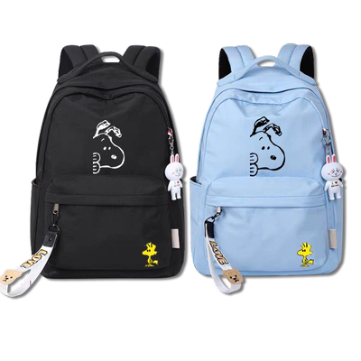 史努比动漫周边卡通图案双肩背包