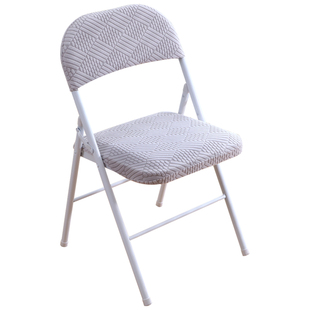 家用折叠椅椅套靠背套加厚弹力坐垫套办公会议防尘椅子套罩2件套