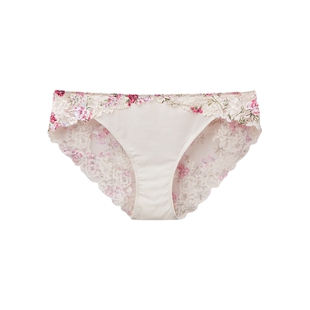 Intimissimi意舒漫26夏季新花卉刺绣少女感包臀内裤三角裤SI2294P
