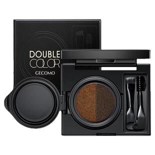 格蒙双色气垫染眉膏双色眉粉气垫眉膏防水防汗易上妆眉笔美妆彩妆