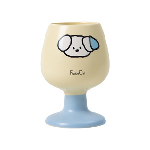 OCE酸糖家族高脚杯陶瓷马克杯可爱高颜值精致创意咖啡杯生日礼物