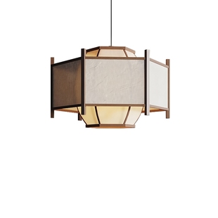 宋氏美学吊灯日式侘寂风民宿酒店餐厅包间灯禅意茶室吊灯非标定制