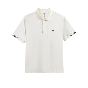 Wilson威尔胜官方夏季男士TIMELESS运动网球防晒短袖吸湿速干POLO