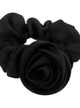 缎面玫瑰花朵大肠发圈