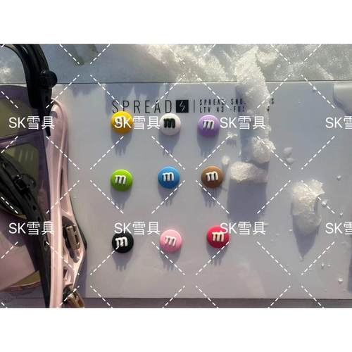 单板雪板防滑贴个性贴纸雪板防护贴防撞贴可爱动物雪板贴纸软硅胶