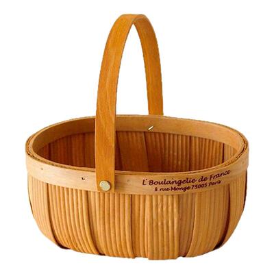 野餐篮春游编织户外水果鸡蛋姜蒜