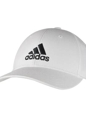 阿迪达斯BBALL CAP COT男女黑白情侣遮阳帽棒球帽FK0890 FK0891