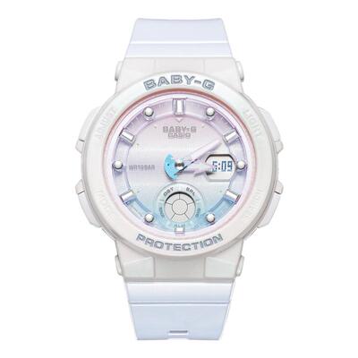 卡西欧女双显潮流运动手表