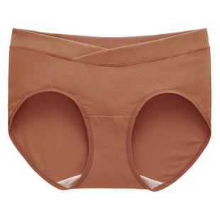 孕町孕妇内裤纯棉女怀孕早中晚期专用低腰托腹大码7A抗菌全棉秋冬