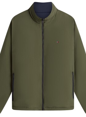 Tommy男装防泼水双面穿铺棉外套