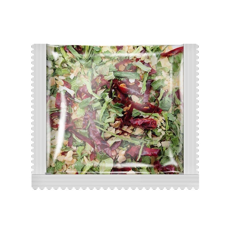 脱水蔬菜香菜小葱大蒜粒辣椒干货香辣四宝调料汤料速食汤即食袋装