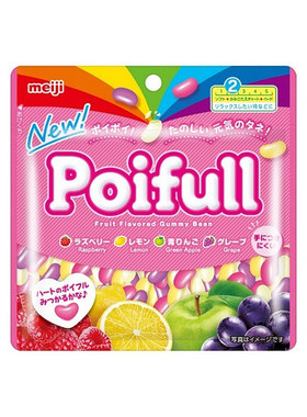 日本进口明治Poifull腰豆软糖