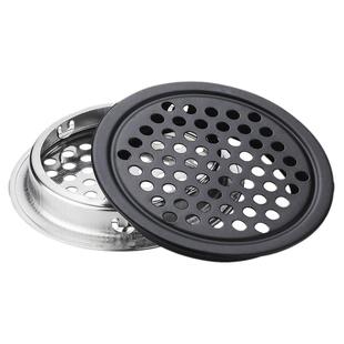 不锈钢榻榻米透气孔装饰盖鞋柜通风孔透气网橱柜通气排气散热孔塞