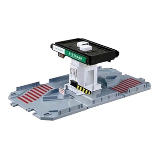 日版TOMY多美卡世界小镇料金所高速收费站合金车折叠场景模型玩具