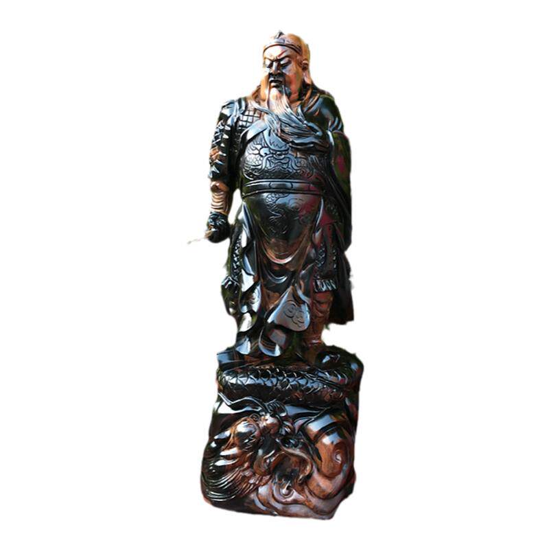 黑珊瑚海柳武财神关二爷摆件包邮