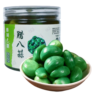 正宗山东绿蒜翡翠腊八蒜金乡糖醋泡蒜腌制大蒜头500g坛装下饭菜