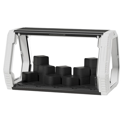 太空仓透明防尘灯光手办展示盒