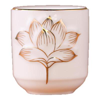 陶瓷供水杯家用三连杯贡酒杯供奉观音杯圣水杯佛前供杯供佛净水杯