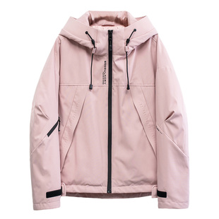 雅鹿官方正品新款反季女装羽绒服冲锋衣时尚韩版外套