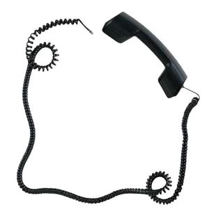 电话听筒线耐拉不变型曲线酒店电话座机话筒手柄连接线全铜不打结