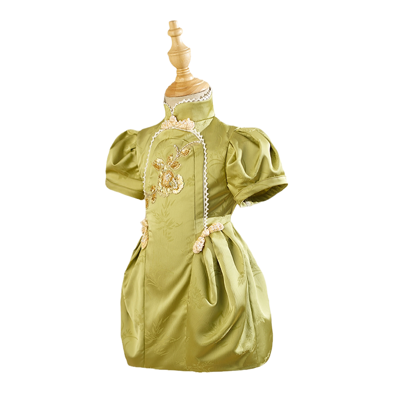 周岁礼服女宝宝中国风