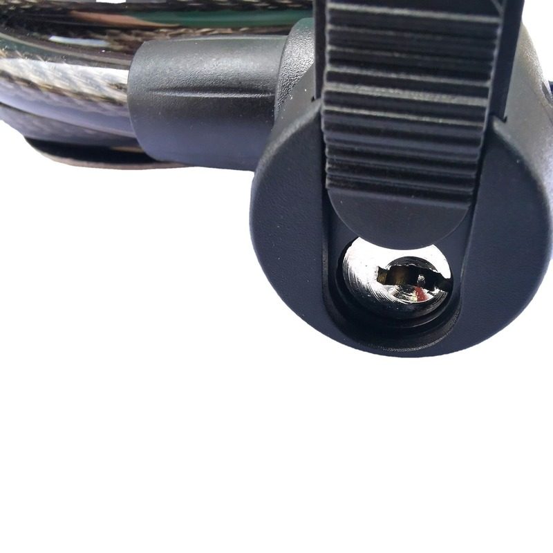 金铭典自行车锁山地车防盗车配件锁钢丝条形钢缆配件自行车锁