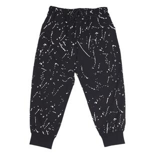 加肥加大男士九分花裤子春秋款宽松胖子运动休闲大码男装9分卫裤