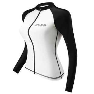 韩国新款潜水服女分体显瘦防晒速干保暖冲浪浮潜长袖长裤水母泳衣