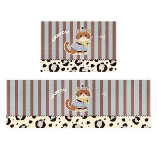 卡通厨房地垫2026新款防滑防摔耐脏耐磨垫家用吸水可擦好打理地毯