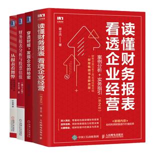 共4册：读懂财务报表看透企业经营+从报表看舞弊 财务报表分析与风险识别+财务报表分析与股票估值 第2+穿透财报 发现企业的秘密