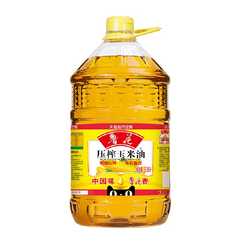 鲁花压榨玉米油6.38L 77.72元 - 美泡泡