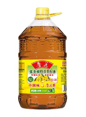 鲁花低芥酸一级菜籽油6.38L