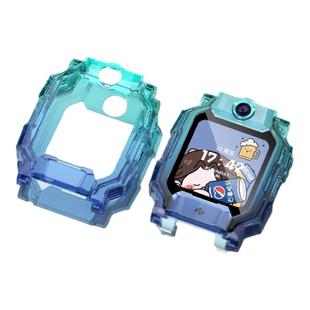 适用小天才电话手表透明渐变保护壳Z10/z9/Z6Pro/Z8/少年版透明保护套Z8aZ7A/Z6S/Q1A/D2/D3/D3S卡通挂绳挂脖