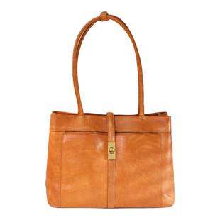 葱木 质感植鞣皮高级感大容量通勤托特包可放14寸电脑 单肩腋下包