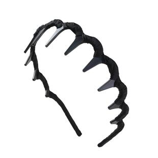 发箍女日常外戴不勒头发卡高颅顶蓬松反戴显脸小头箍波浪带齿发捆