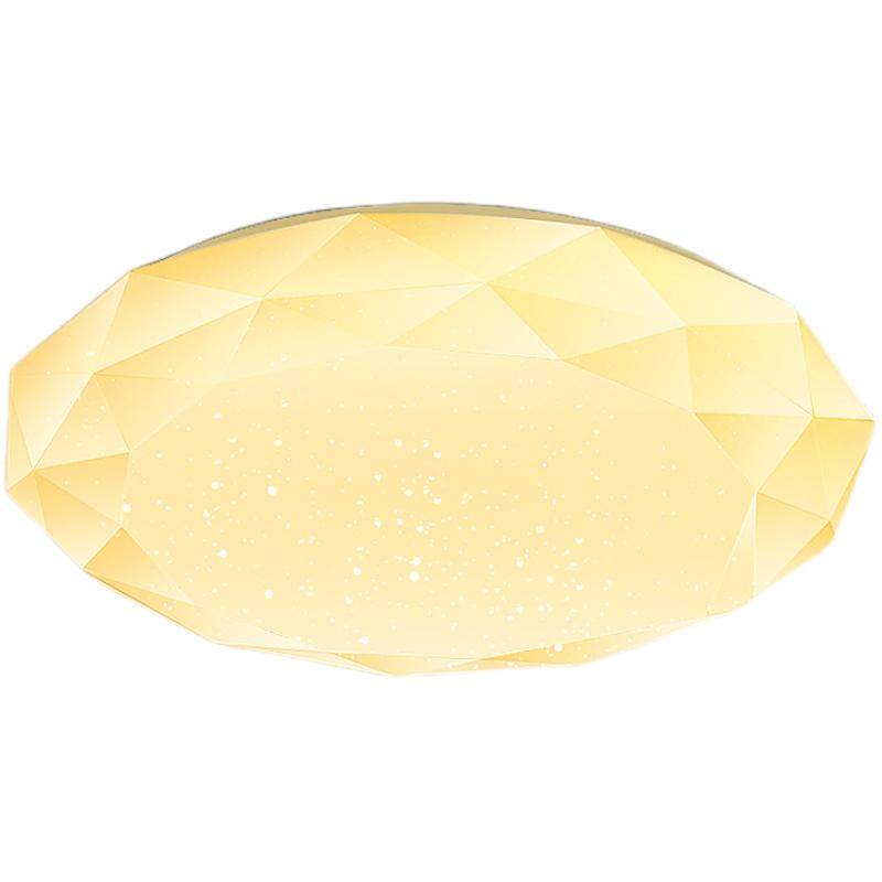 led吸顶灯简约现代圆形卧室灯大气客厅灯护眼书房灯家用阳台灯具