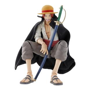 有货 万代 魂限 SHF 海贼王 红发 初期香克斯 小路飞 可动手办