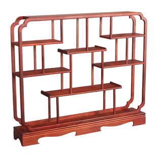 花梨木博古架桌面紫砂壶置物架茶具茶杯收纳架小多宝阁茶壶摆放架