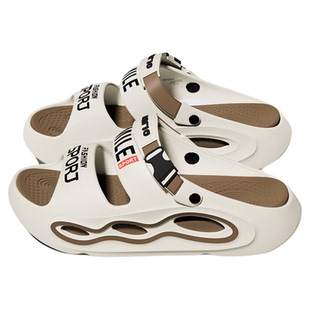 EVA防滑拖鞋男款2026新款夏季开车厚底踩屎感户外休闲耐磨凉拖鞋