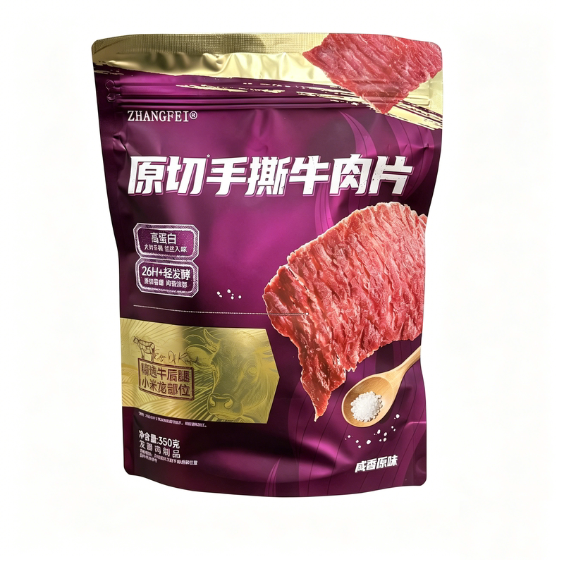 会员代购张飞原味手撕牛肉片350g