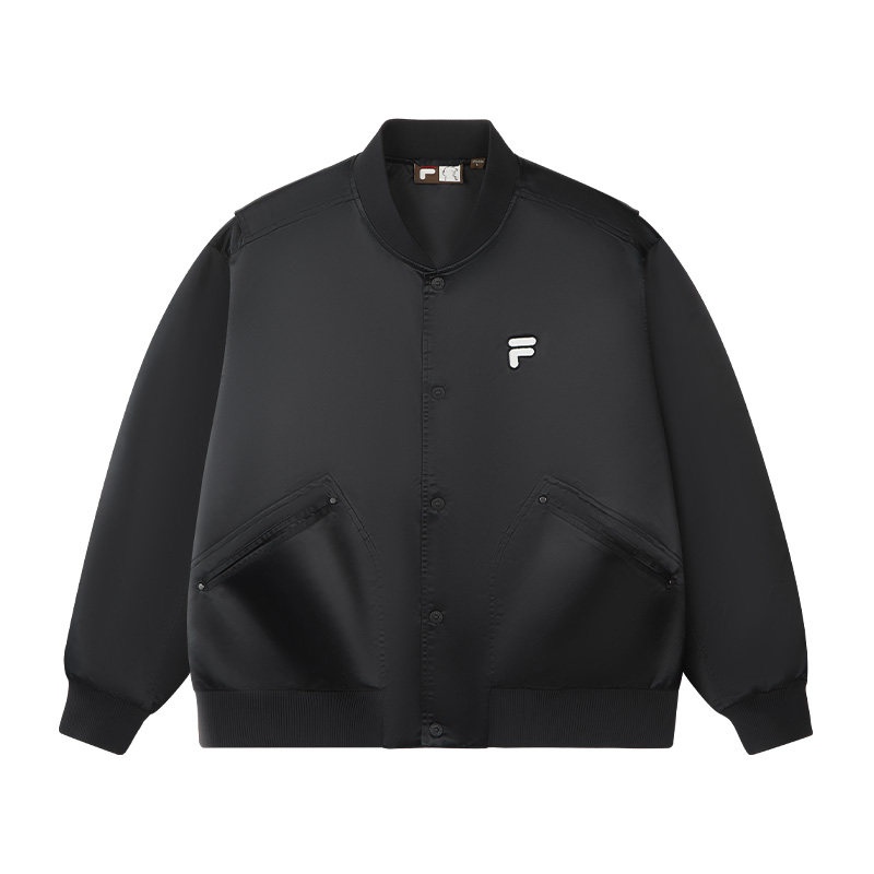 FILA FUSION|moonge斐乐潮牌情侣棉服2026冬新款宽松外套棒球服