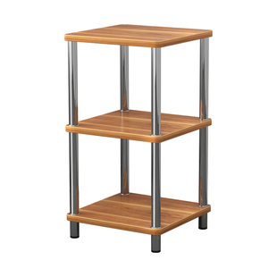 置物架小尺寸落地桌面桌下木架30宽收纳架打印机桌子储物小型架子