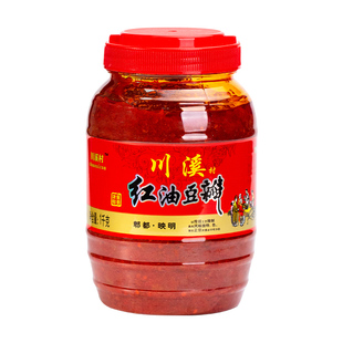 川溪牌郫县豆瓣酱500g正宗四川特产家用红油豆瓣酱炒菜专用辣椒酱