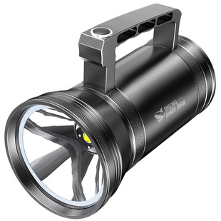 强光手电筒可充电超亮LED灯船用探照灯户外强力聚光灯远射手提灯