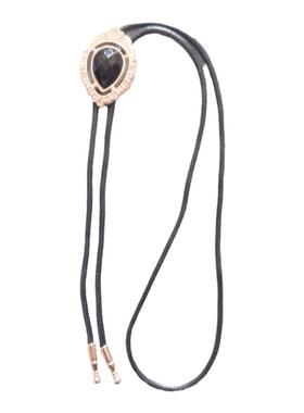 金色水滴项链原创设计平底钻石